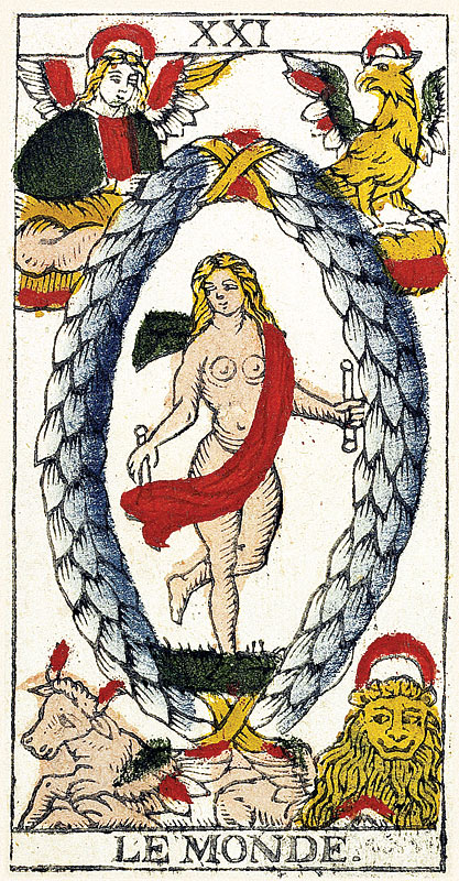 Carta Tarot El Mundo